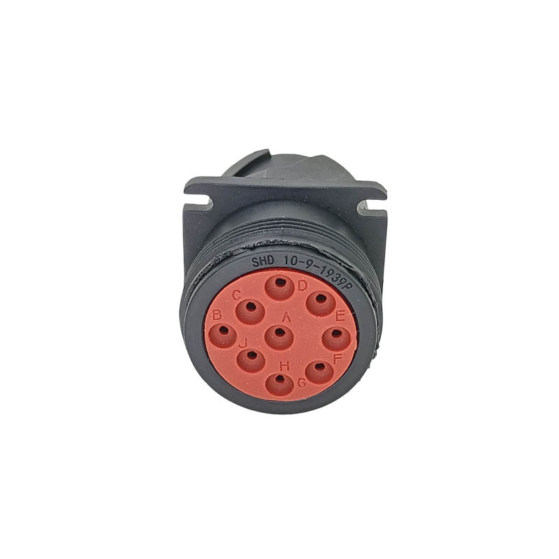 J1939 9Pin Type2 Black Truck Connector