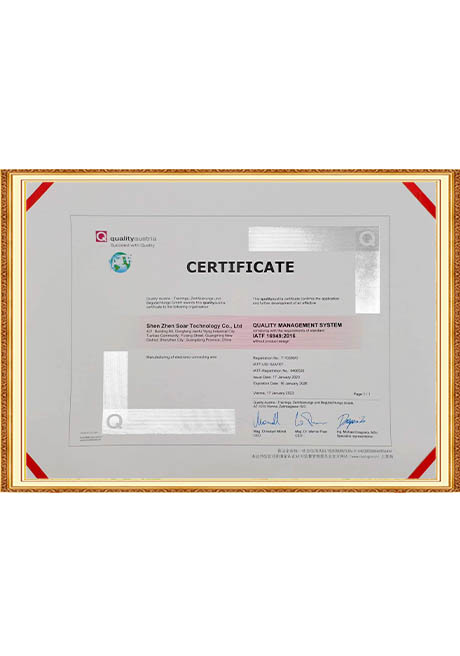 Certificate Of Honor